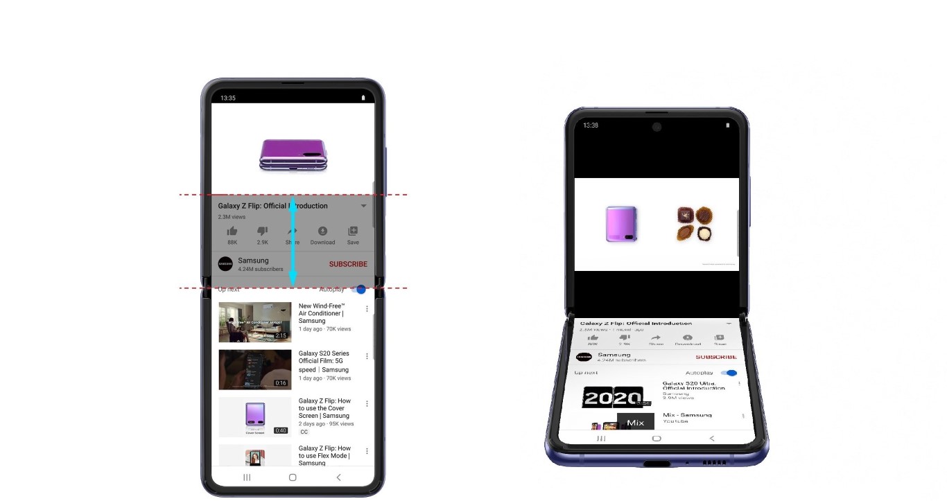 مطوي- جزئياً ... ومفتوح 