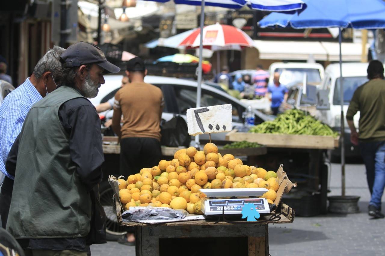 عربات الخضر في شوارع صيدا