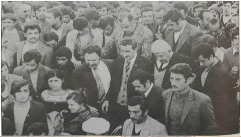 كمال جنبلاط ومعروف سعد في انتفاضة التبغ - أرشيف