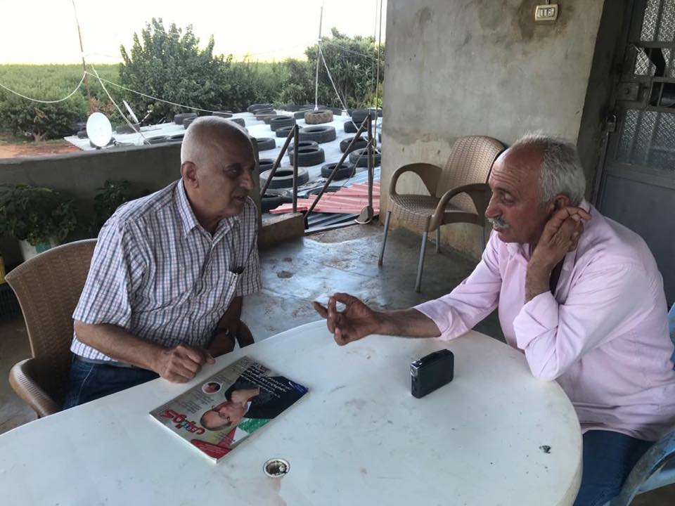 الإعلامي فؤاد رمضان وجورج شديد 