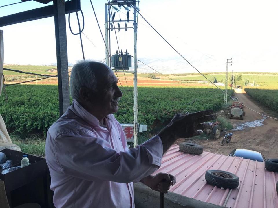 جورج شديد حوّلّ سهل سرده  – الوزاني من أرض جرداء إلى واحة غناء بالأشجار الخضراء المثمرة