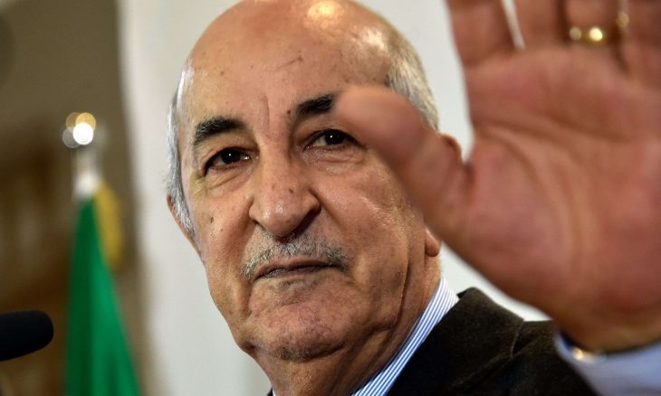 الرئيس الجزائري عبد المجيد تبون