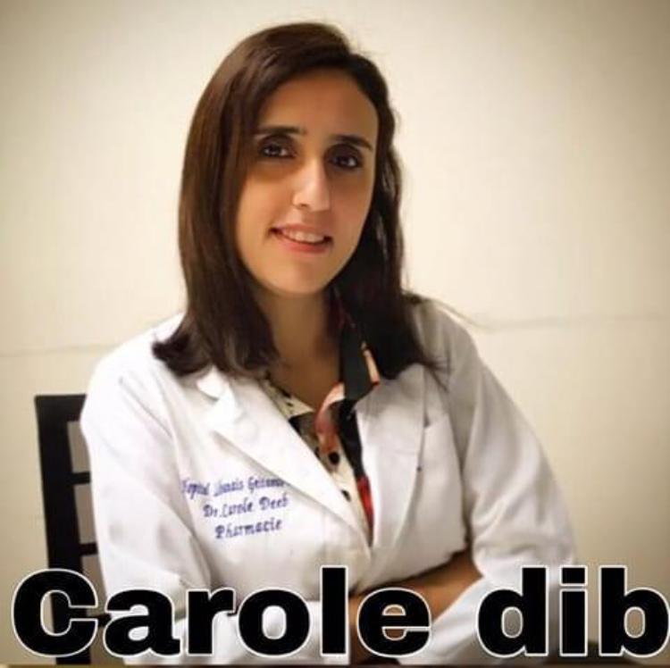 الدكتورة في الصيدلة  كارول ديب