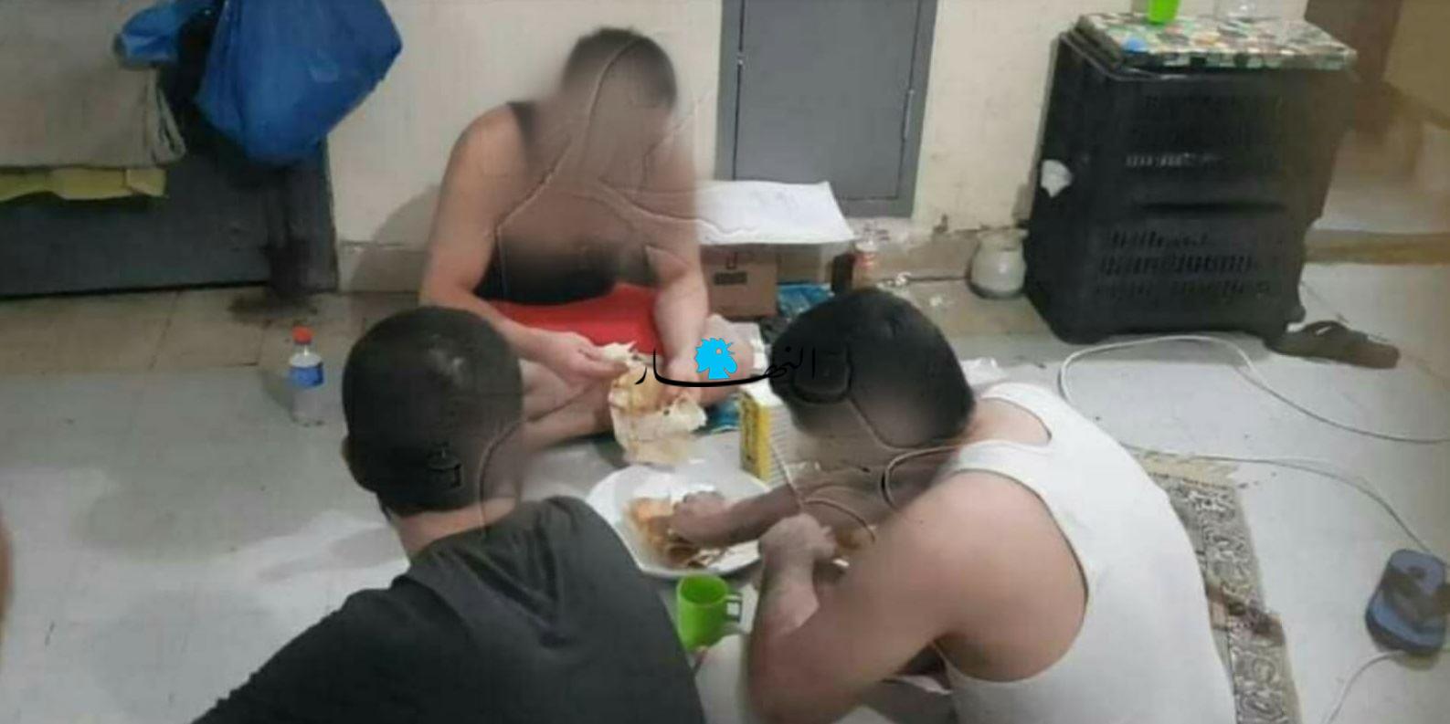 سجناء داخل سجن رومية