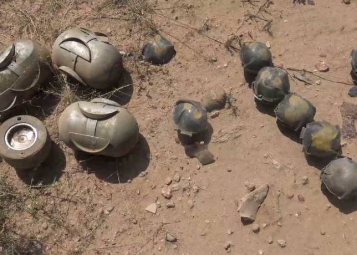 قنابل عنقودية من مخلفات العدوان الاسرائيلي على لبنان