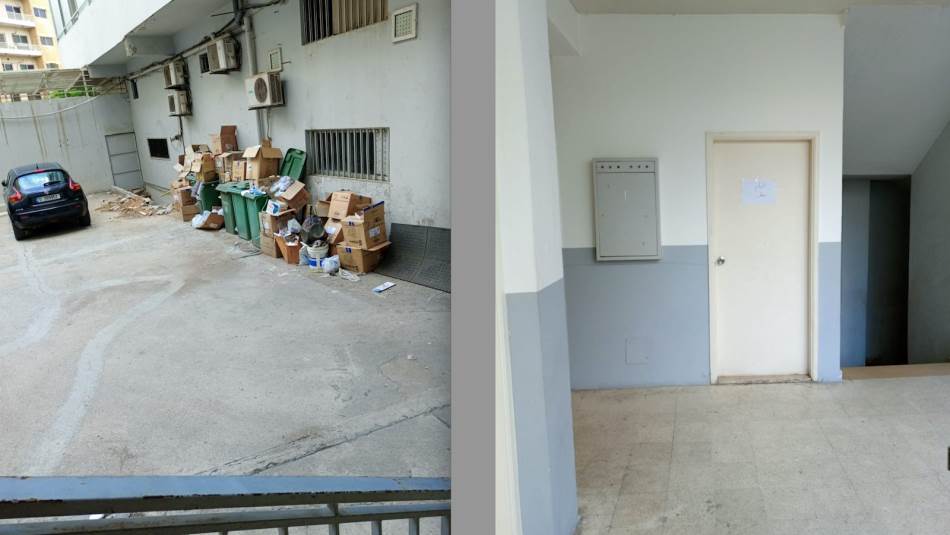 اضطر الطلاب والأساتذة إلى إضاءة لمبات تلفوناتهم كي يتمكنوا من متابعة المحاضرة (المدن)