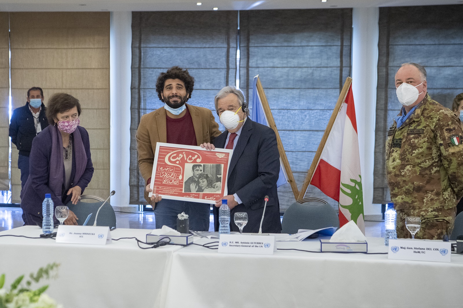 الأمين العام للأمم المتحدة ومؤسس المسرح الوطني اللبناني قاسم إسطنبولي 