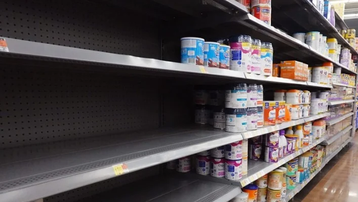 حليب الأطفال مفقود