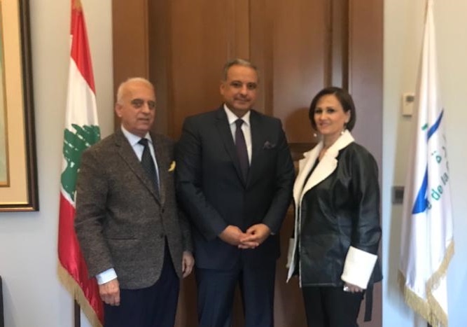 الشاعرة رانيا مرعي  ووزير الثقافة القاضي محمد وسام المرتضى والاعلامي فؤاد رمضان