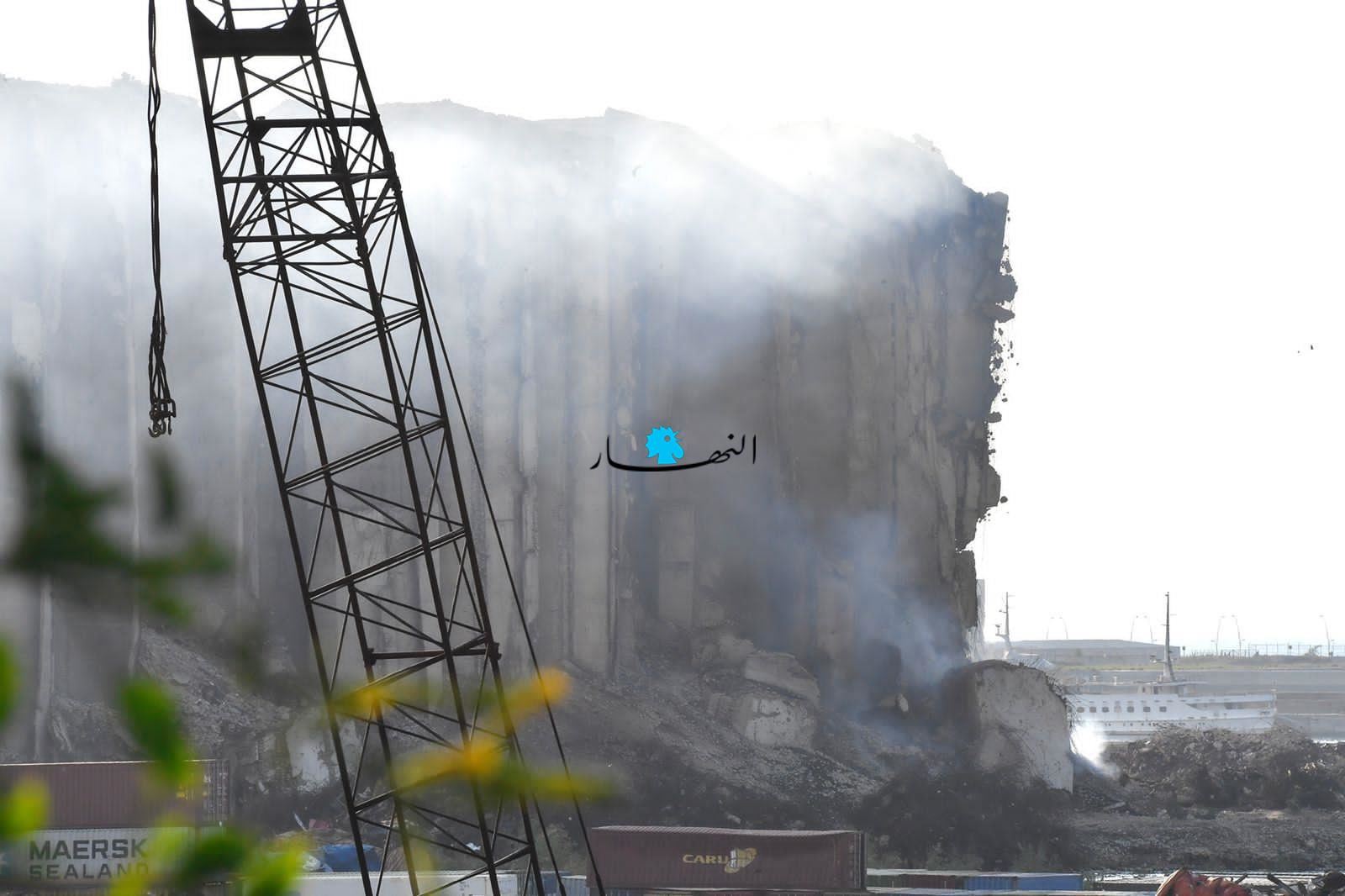 أهراء القمح في مرفأ بيروت 