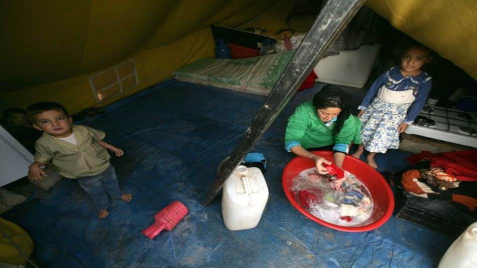 تشير المفوضية بأن 59,159 لاجئًا سوريًا في الجنوب، مسجلاً لديها (أ ف ب)