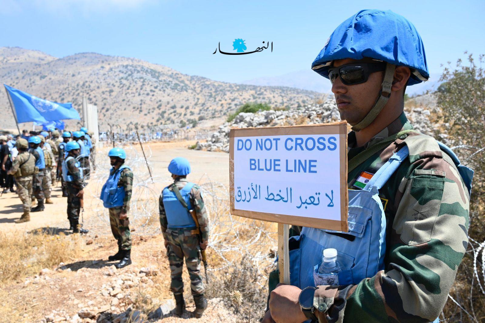قوات اليونيفيل عند الخطّ الأزرق (نبيل اسماعيل