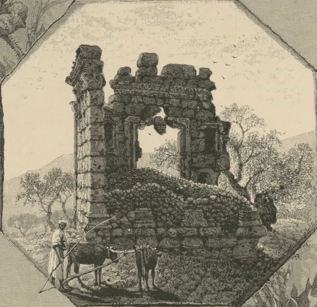 رسم لفلاح في بلدة الهبارية (التاريخ غير معروف)