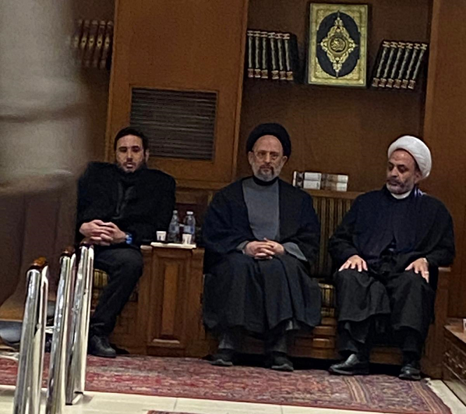 السيّد علي فضل الله بمقدمة المعزّين