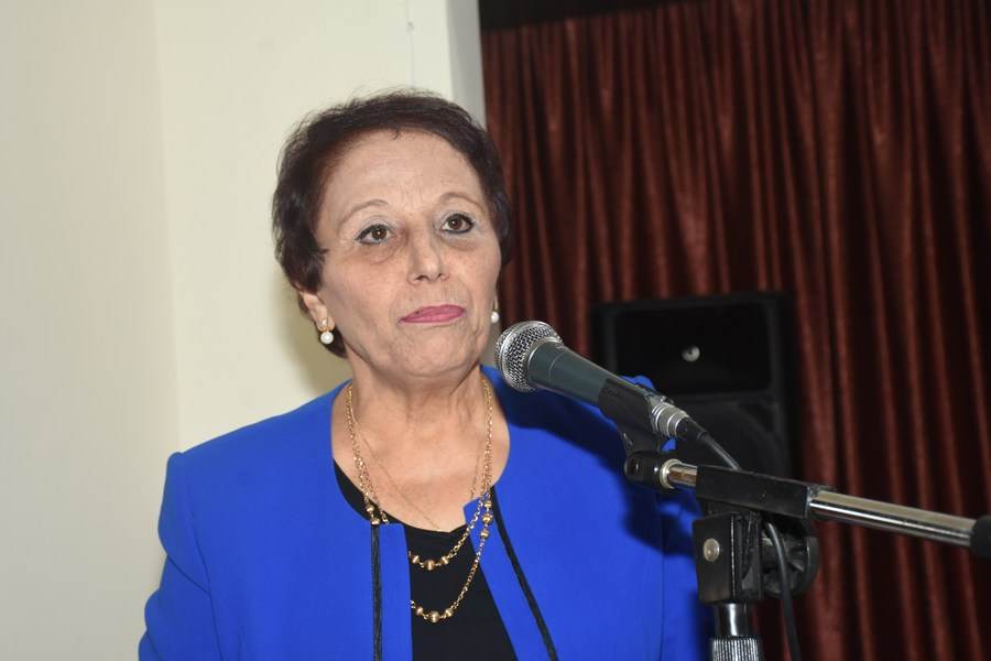 ألقت الدكتور سناء صباح كلمة تقدم المرأة