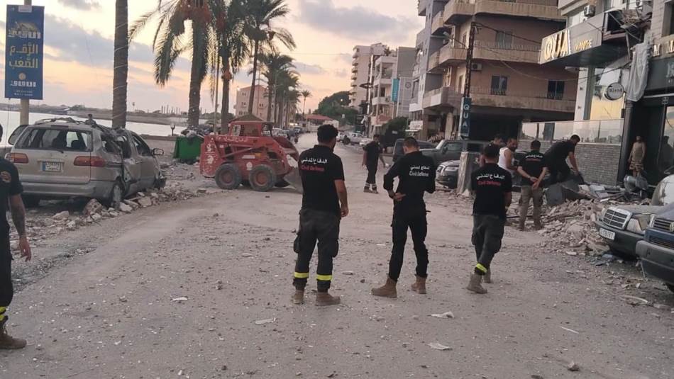 قصف على مدينة صور (حسين سعد)