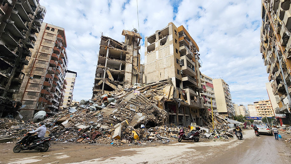 الدمار في الضاحية الجنوبية