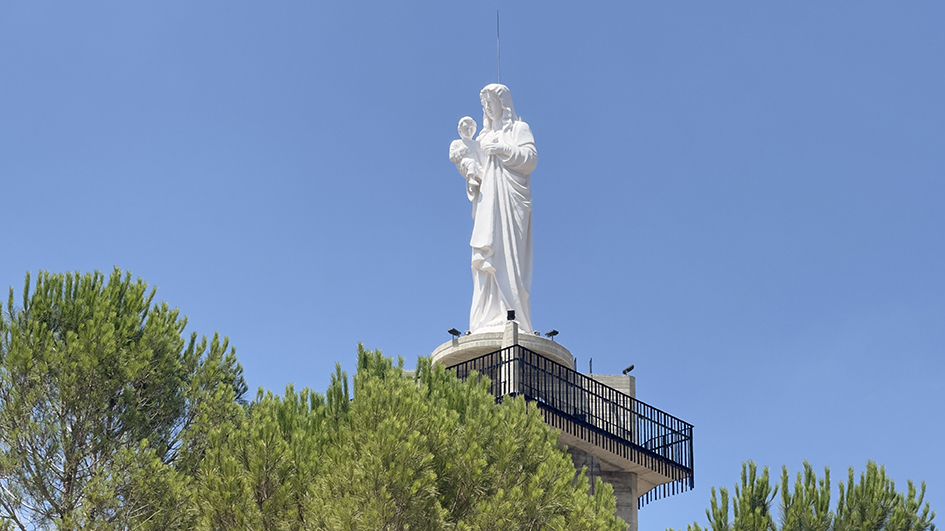 مزار سيدة حرمون في كوكبا والذي شيّد في العام 2019