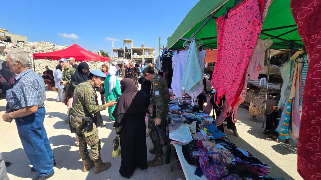 سوق الخميس في بلدة الخيام الحدودية