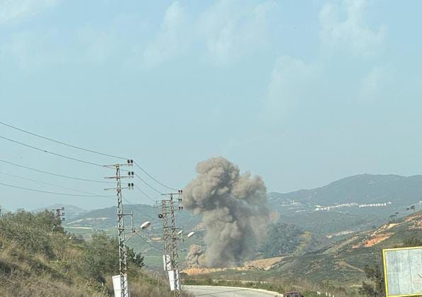 تفجير للجيش اللبناني في حقل القليعة سمع صداها في مختلف البلدات الجنوبية  المجاورة