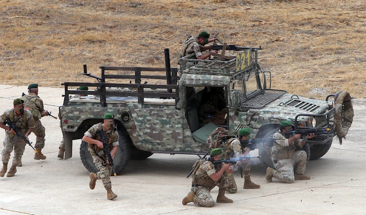 تدريب للجيش اللبناني في قاعدة رياق الجوية (من الأرشيف - هيثم الموسوي)