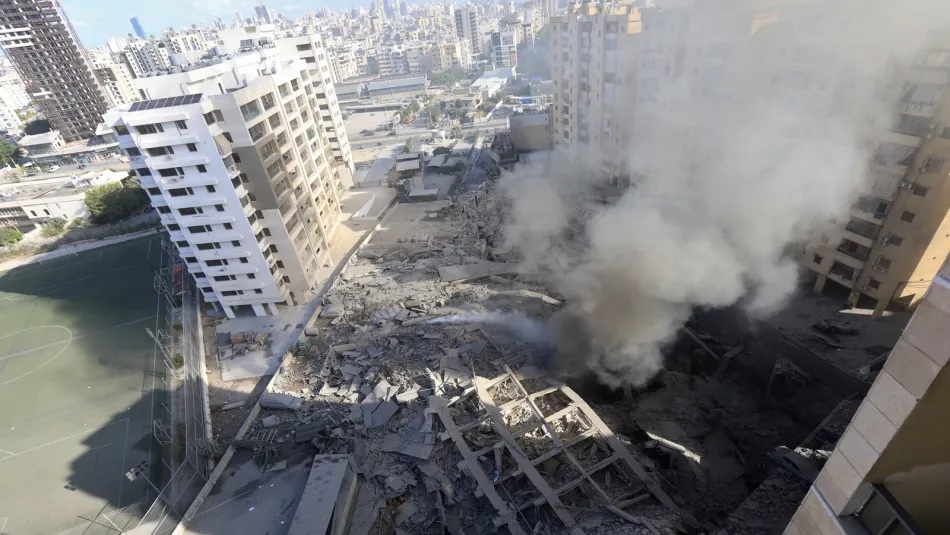 غارة إسرائيلية على الضاحية الجنوبية لبيروت - إعادة الإعمار ليست مجرد صب للإسمنت وتشييد للمنازل (getty)