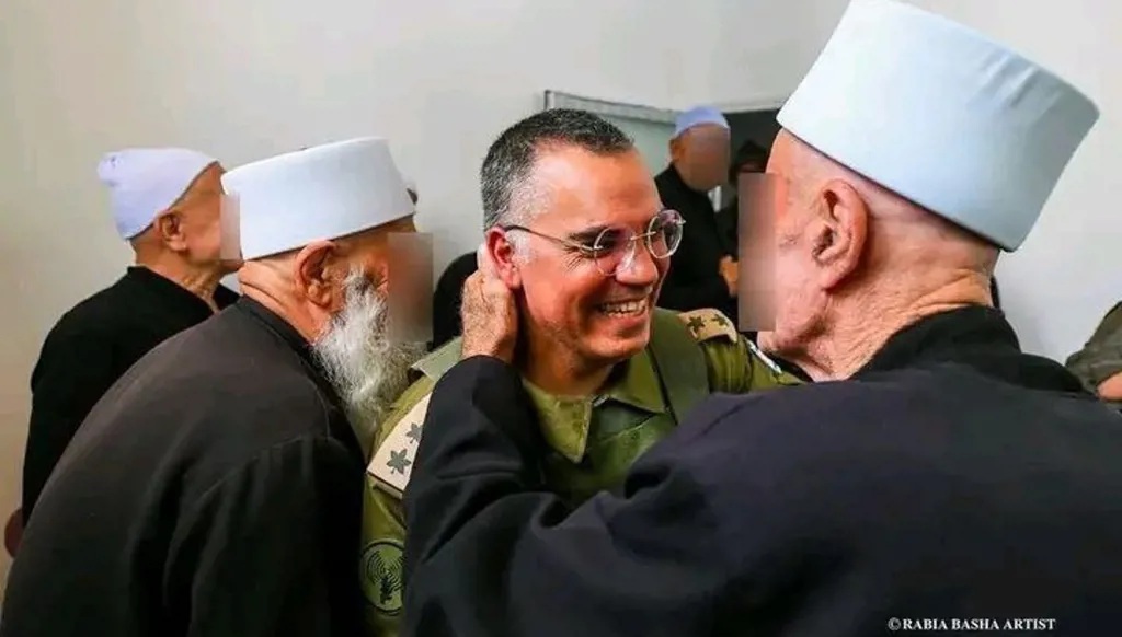 صورة نشرها المتحدث الدولي باسم الجيش الإسرائيلي لأدرعي في ريف دمشق (إكس).