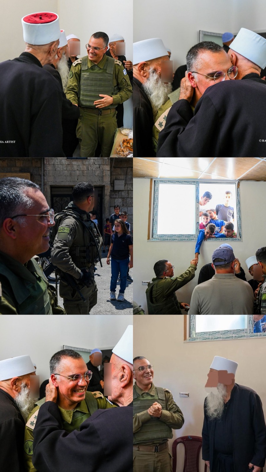 صور نشرها المتحدث الدولي باسم الجيش الإسرائيلي لأدرعي في ريف دمشق (إكس).