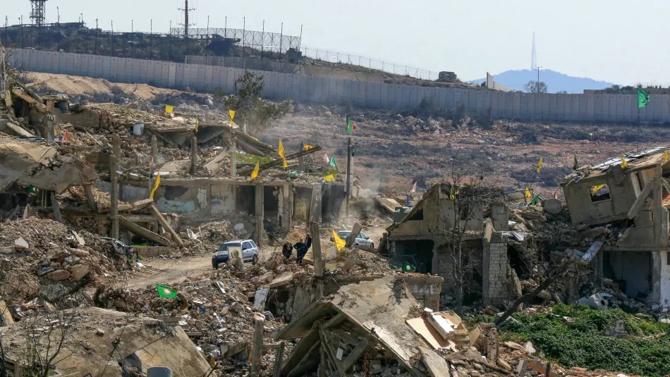 الحدود الجنوبية في بلدة راميا قضاء بنت جبيل  - تتصرف إسرائيل في هذه المنطقة الممتدة على مسافة نحو 120 كليومتراً بحرية مطلقة (Getty)