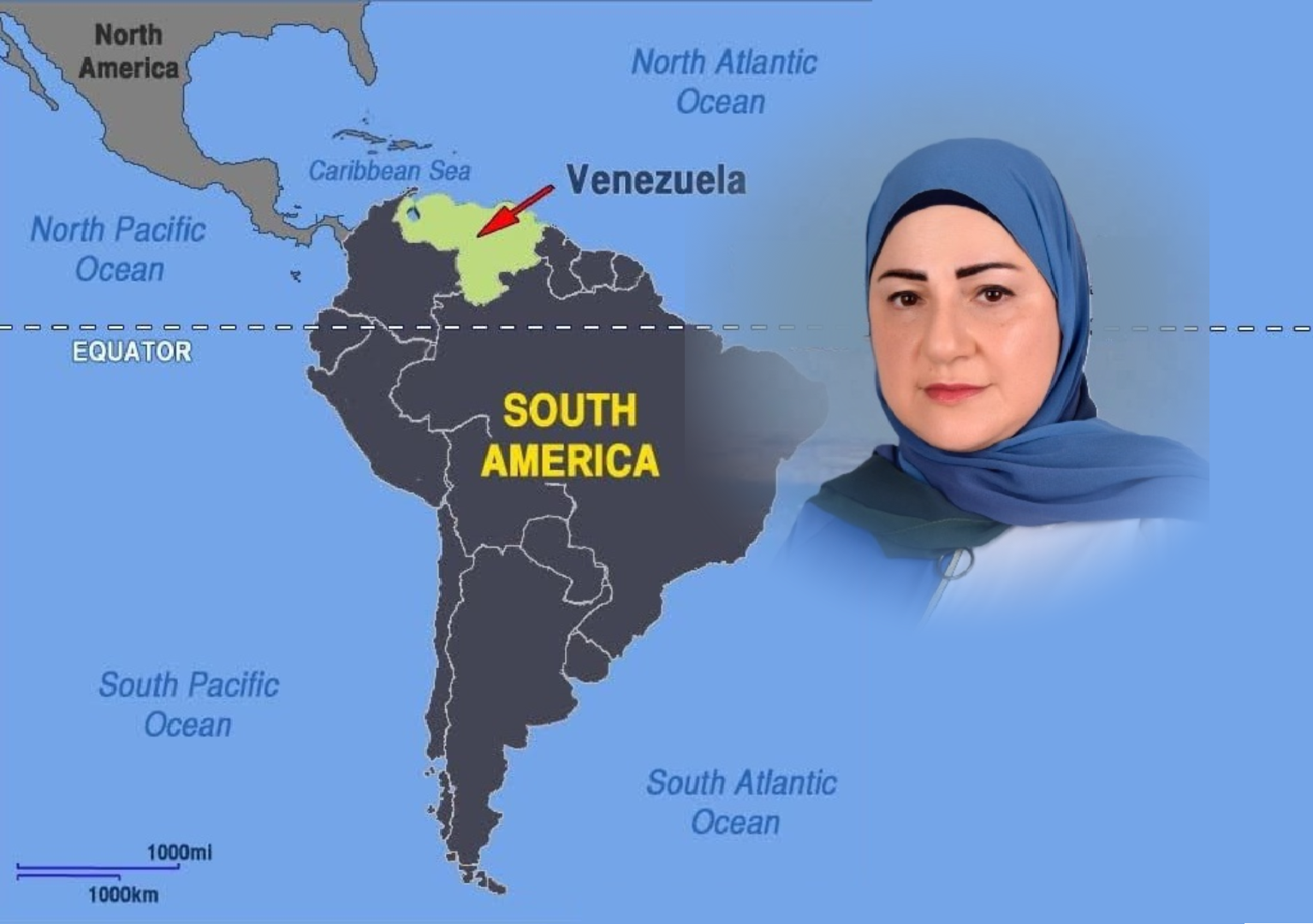 مي حسين عبدالله: فنزويلا دولة ذات سيادة، عضو في الأمم المتحدة ومع ذلك لم تحمها هذه الصفات من إجراءات تتجاوز ما تنصّ عليه مواثيق الشرعية الدولية.. السبب موقع جغرافي حسّاس وموارد استراتيجية