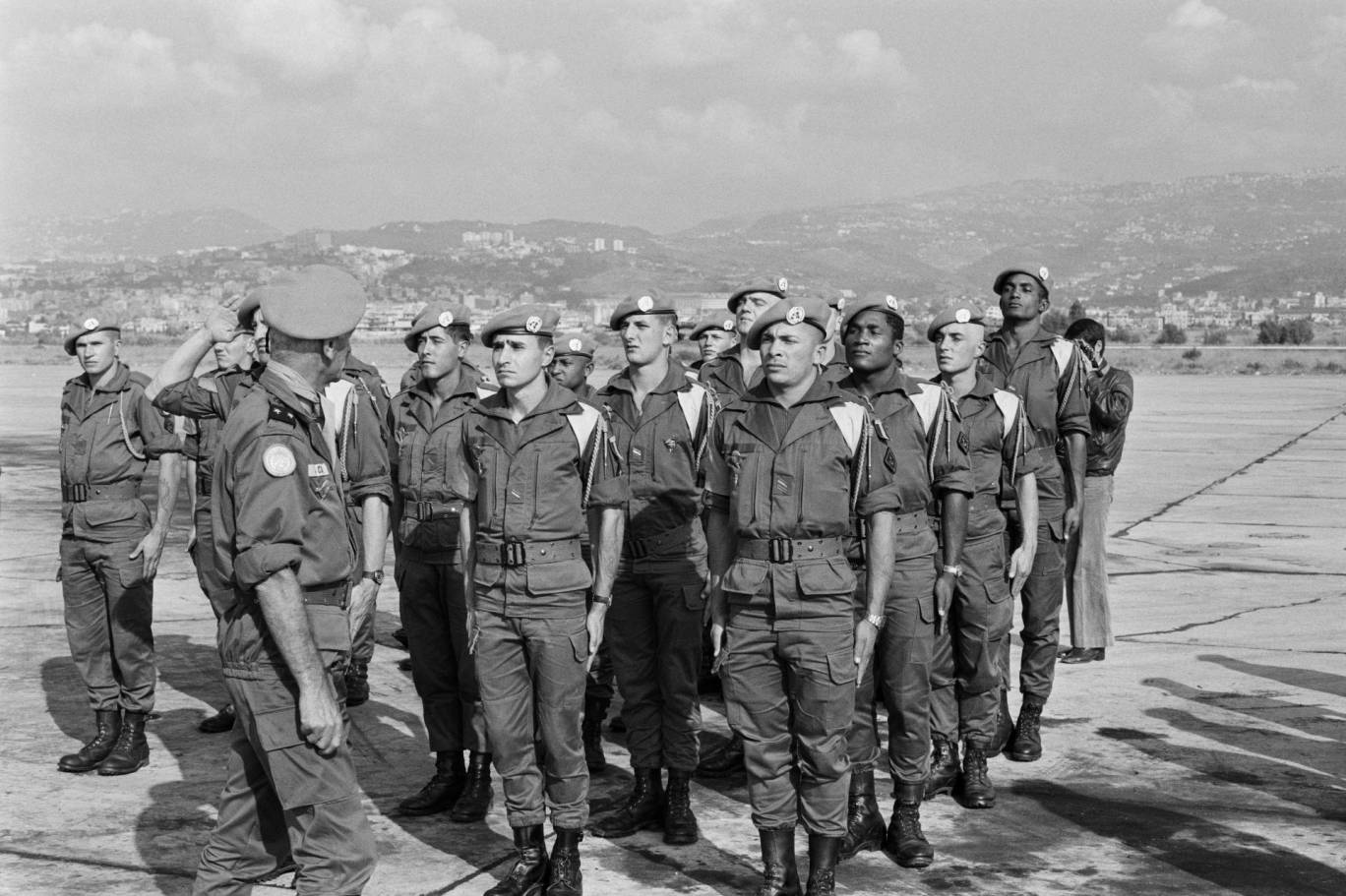 الكتيبة الفرنسية تصل إلى لبنان عام 1978، كأول كتيبة ضمن قوات الأمم المتحدة الموقتة في لبنان  (أ ف ب)