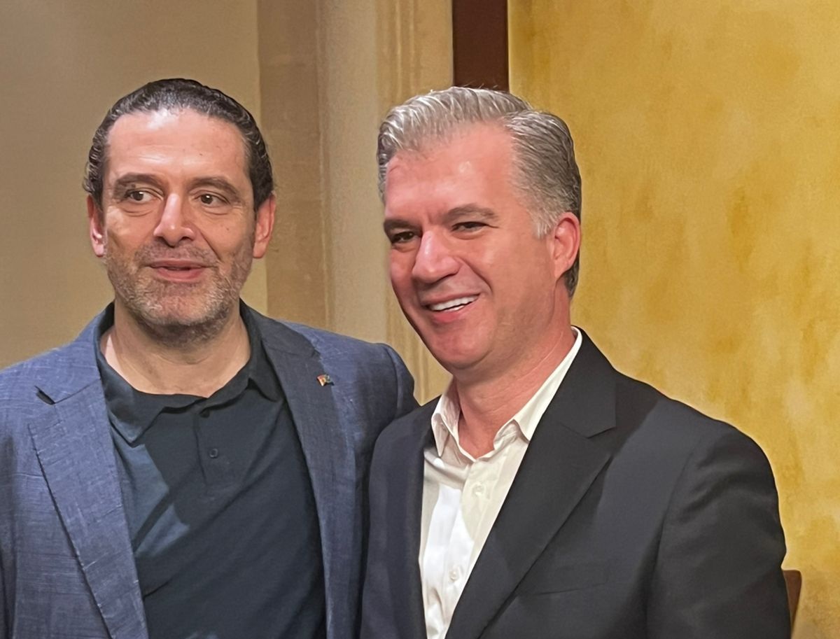 الدكتور زياد ضاهر والرئيس سعد الحريري