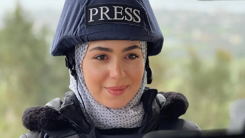 مراسلة الميادين الشهيدة فاطمة فتوني (من الويب)