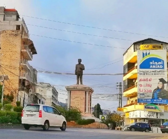 نصب حسن كامل الصباح في النبطية