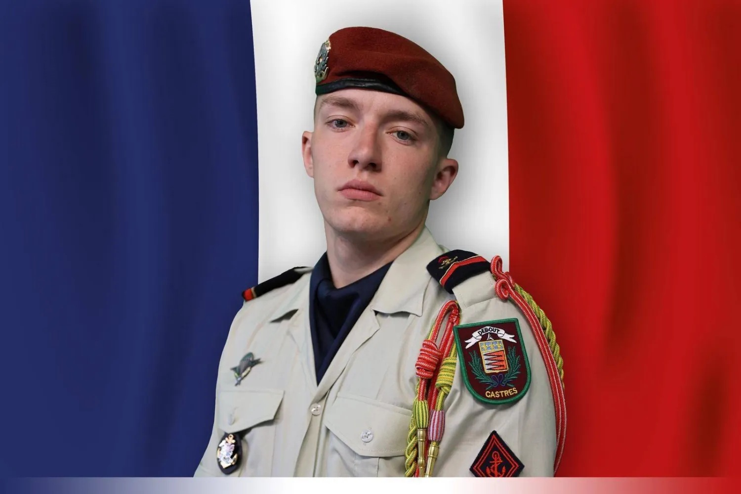 الجندي فلوريان جيليه Florian Gillet، البالغ 21 عاما