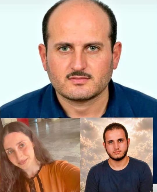 الطبيب الشهيد جيمس جورج كرم وولديه طوني وتيودوسيا