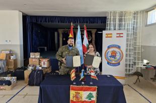 رسالة أمل من الكتيبة الإسبانية إلى أطفال جنوب لبنان ومرضاه