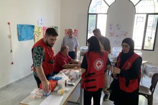 يوم صحي مجاني نظمته بلدية الدوير بالتعاون مع الصليب الحمر ووزارة الصحة