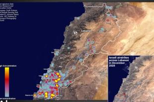 مركز ألما الإسرائيلي: 722 جولة قصف في لبنان غالبيتها جنوب الليطاني