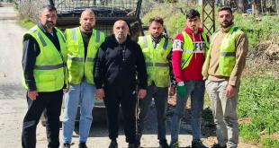 المباشرة بتصليح اعطال الكهرباء التي سببها القصف المعادي ليل امس على مثلث الخيام مرجعيون