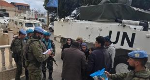 اليونيفيل أجلت عائلتين من تل نحاس بعد تعرضهما لإطلاق نار من قبل الجيش الإسرائيلي