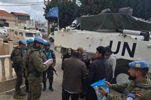 اليونيفيل أجلت عائلتين من تل نحاس بعد تعرضهما لإطلاق نار من قبل الجيش الإسرائيلي