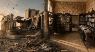 كامل جابر: وجع أكبر من الحجر.. مثقفو جنوب لبنان ينعون مكتباتهم